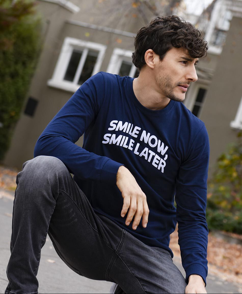 Polera hombre mensaje