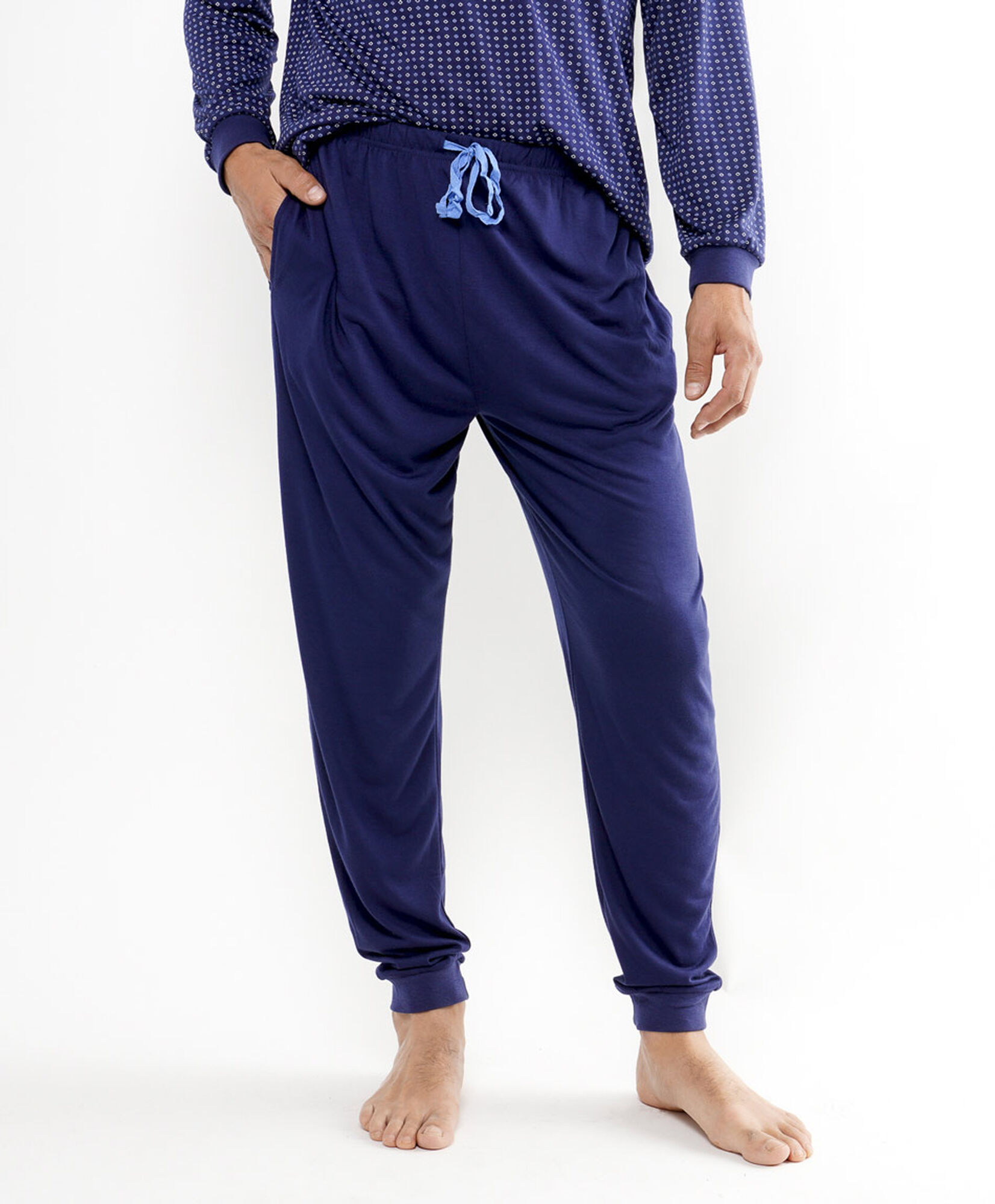 Pijama hombre puntos azul Pijama hombre puntos azul