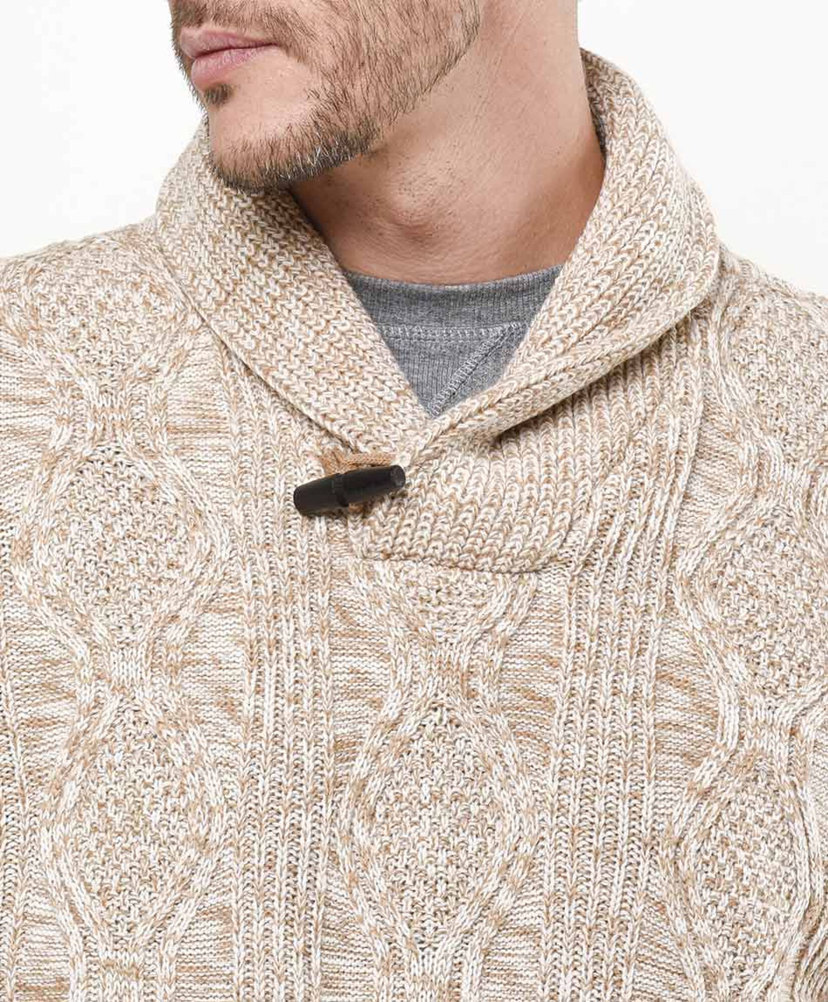 Sweater hombre cuello alto beige Sweater hombre cuello alto beige