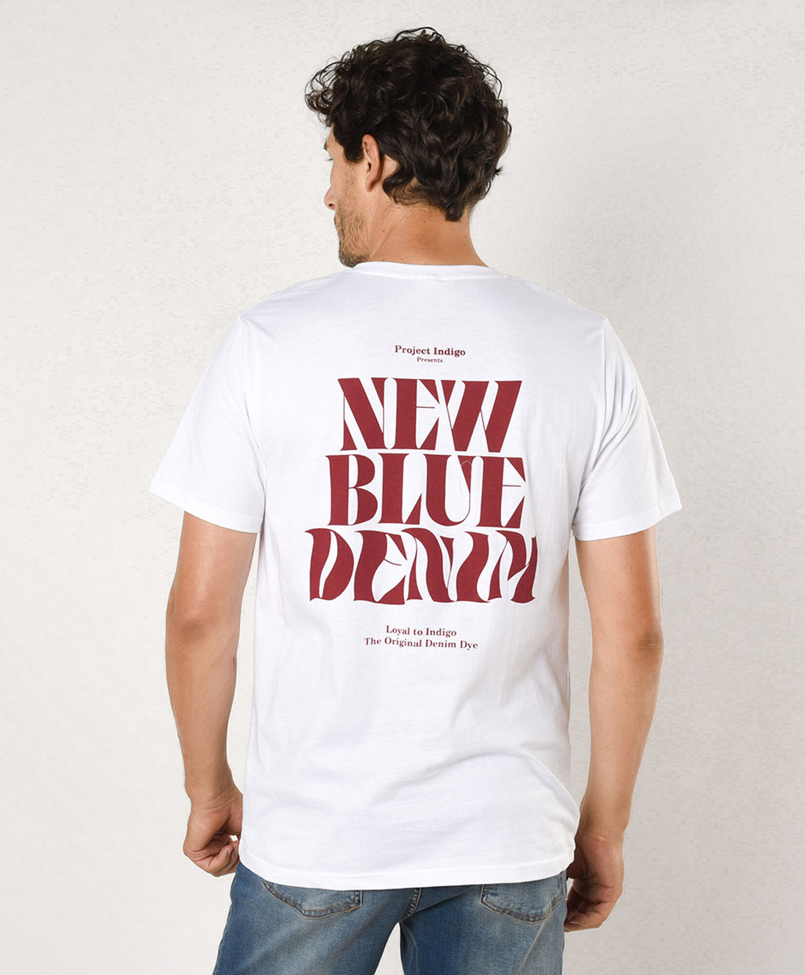 Polera hombre doble estampado new blue Polera hombre doble estampado new blue