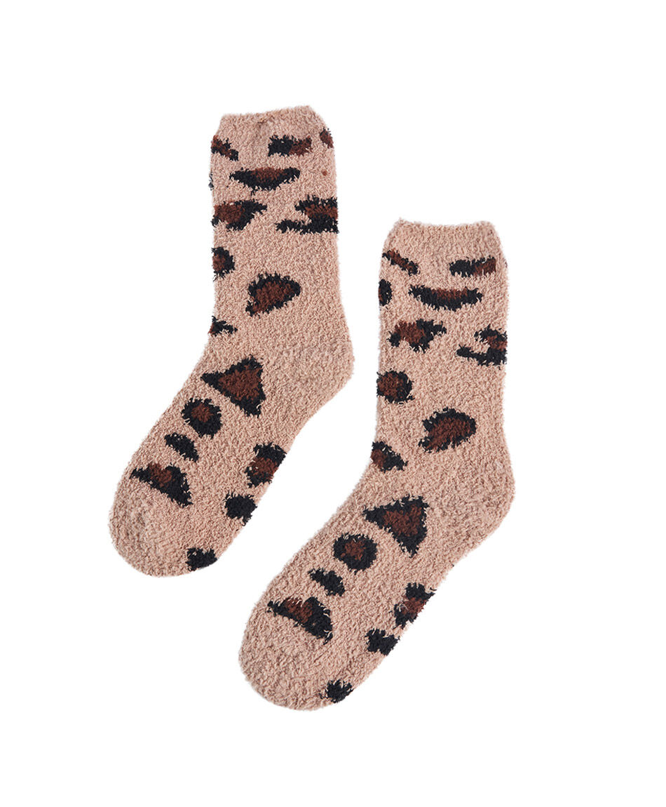 Pack 2 calcetines mujer animal print