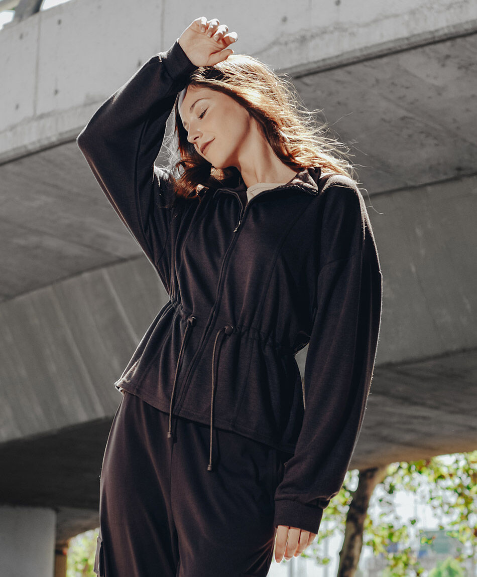 Poler&oacute;n mujer cintura elasticada