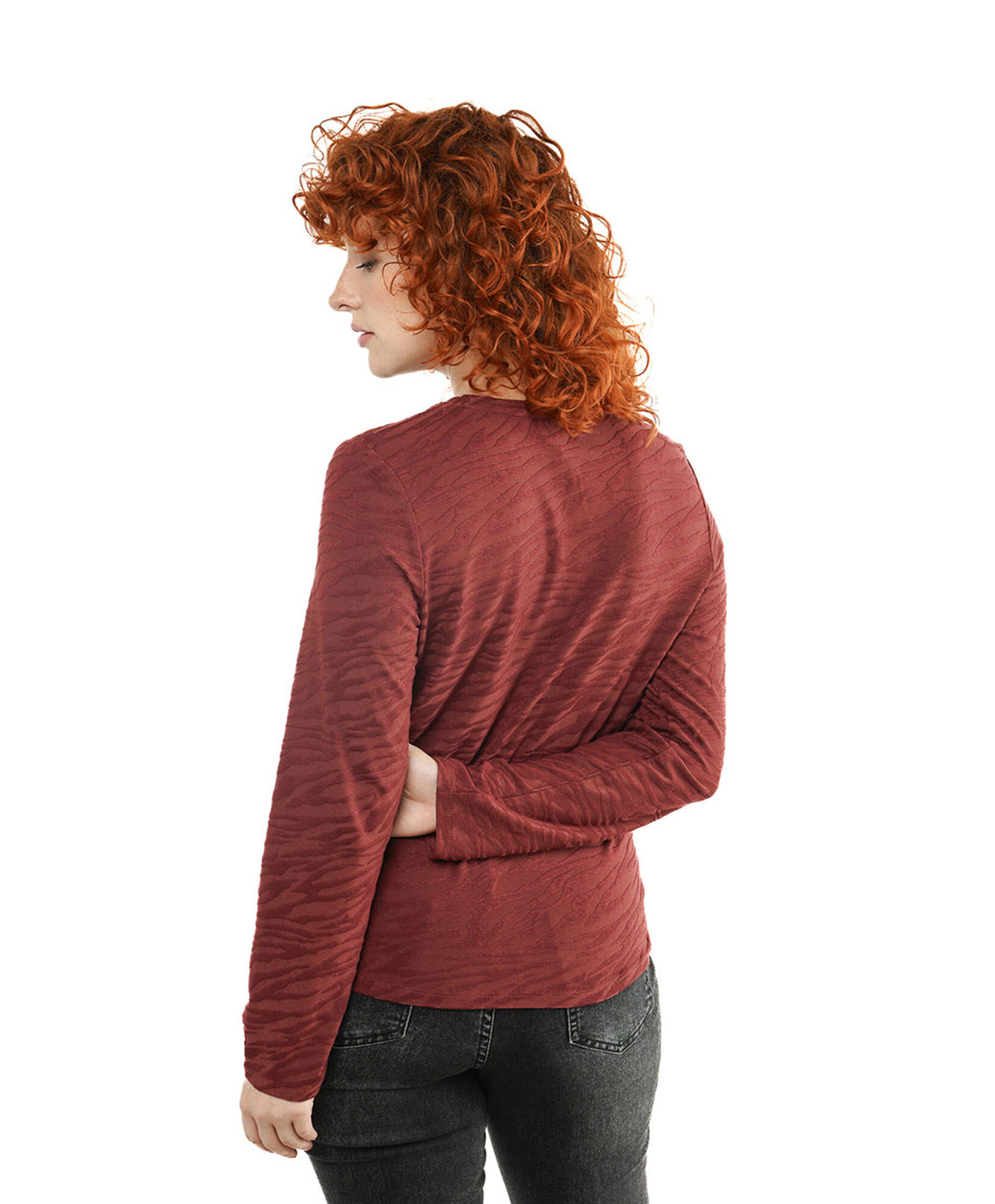 Polera mujer animal print velvet Polera mujer animal print velvet