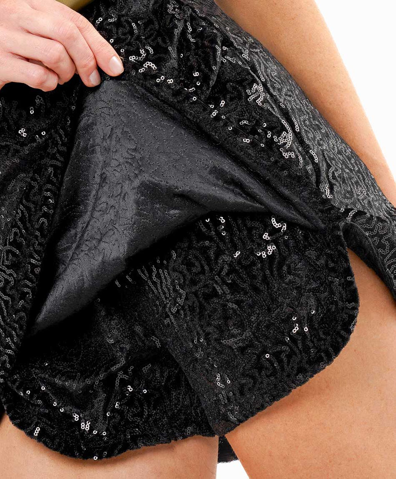 Falda mujer short blakc party Falda mujer short blakc party