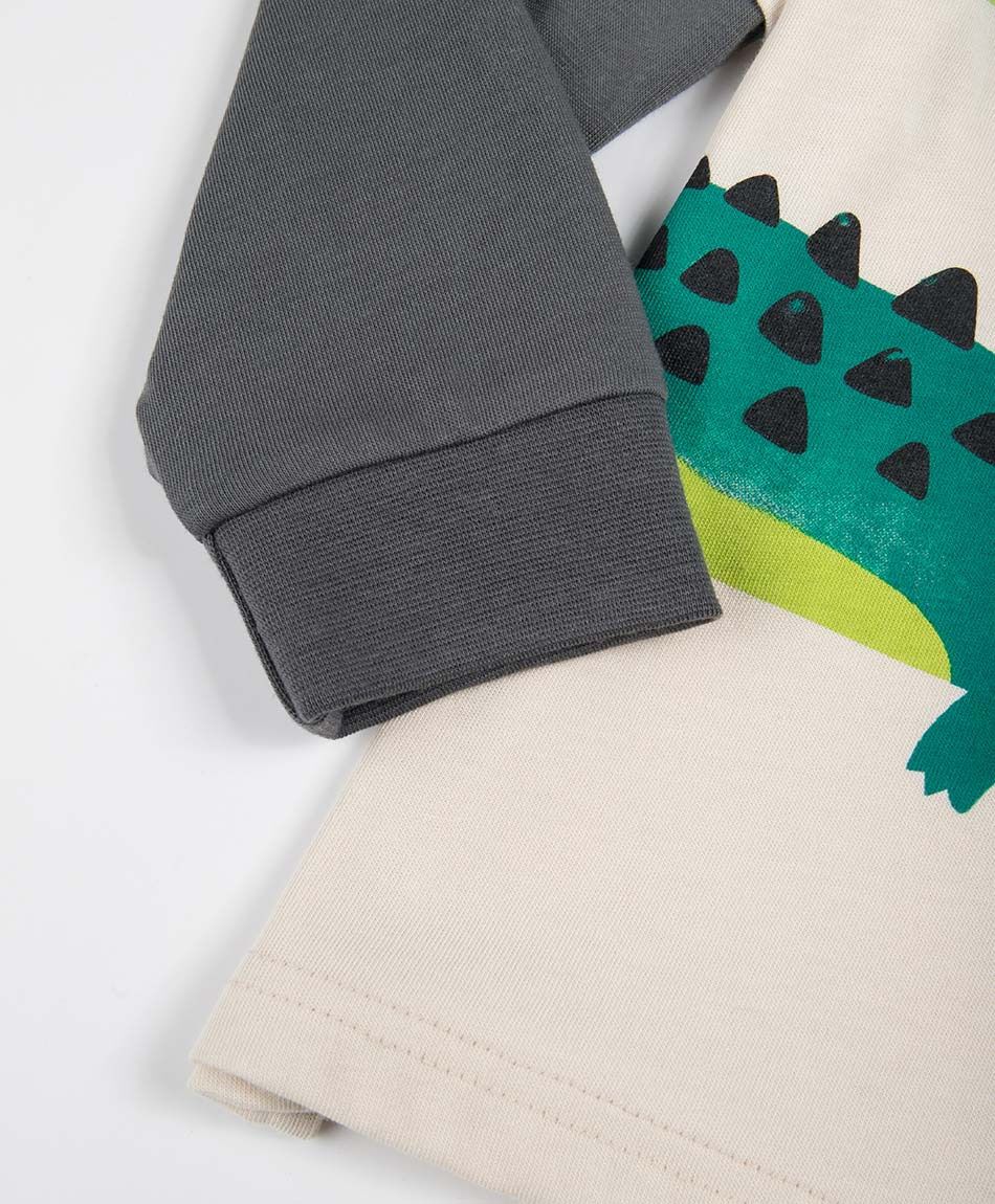 Polera beb&eacute; manga larga cocodrilo