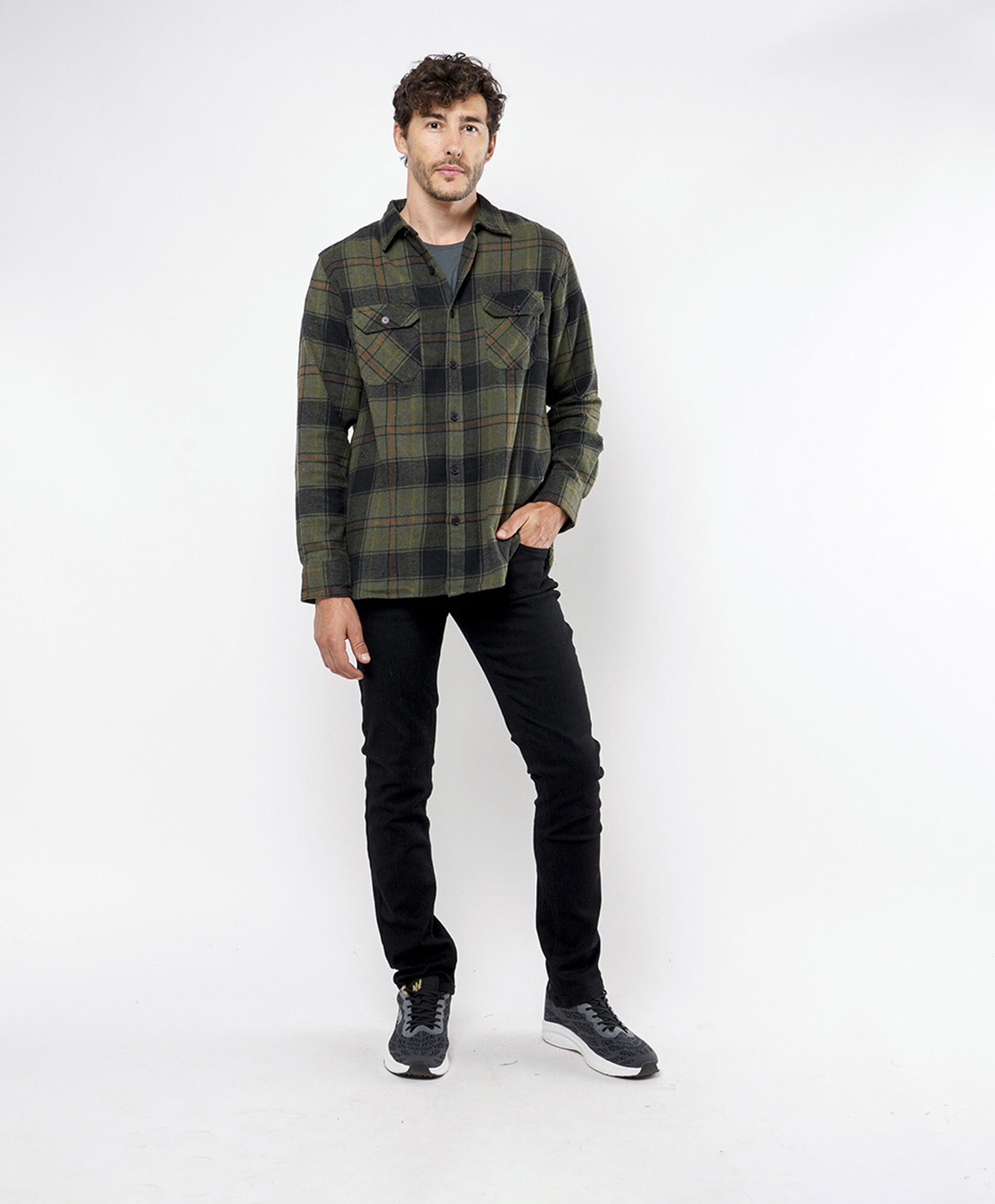 Chaqueta hombre leñadora verde Chaqueta hombre leñadora verde