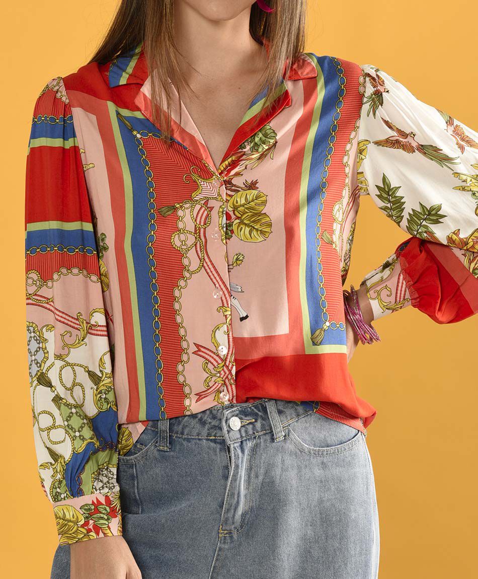 Blusa estampada