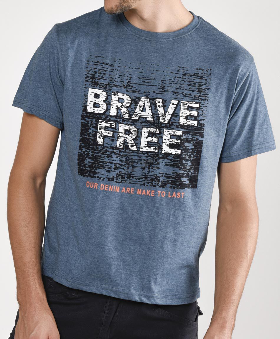 Polera manga corta cuello redondo