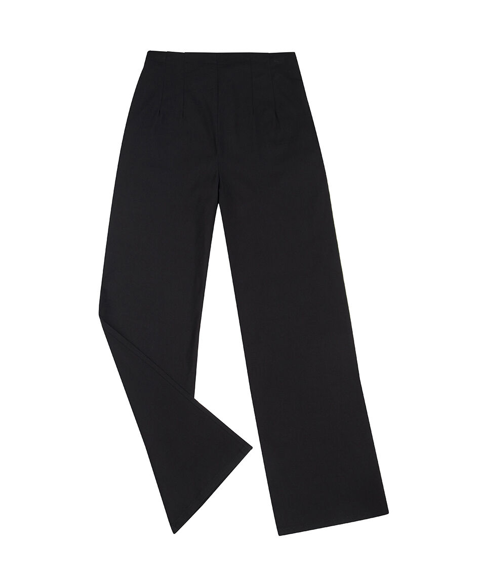 Pantal&oacute;n mujer botones wide