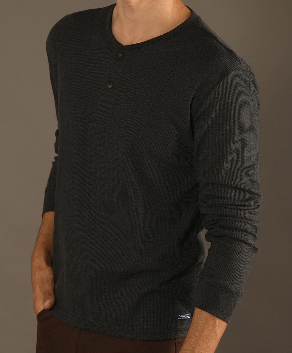 Polera textura botones