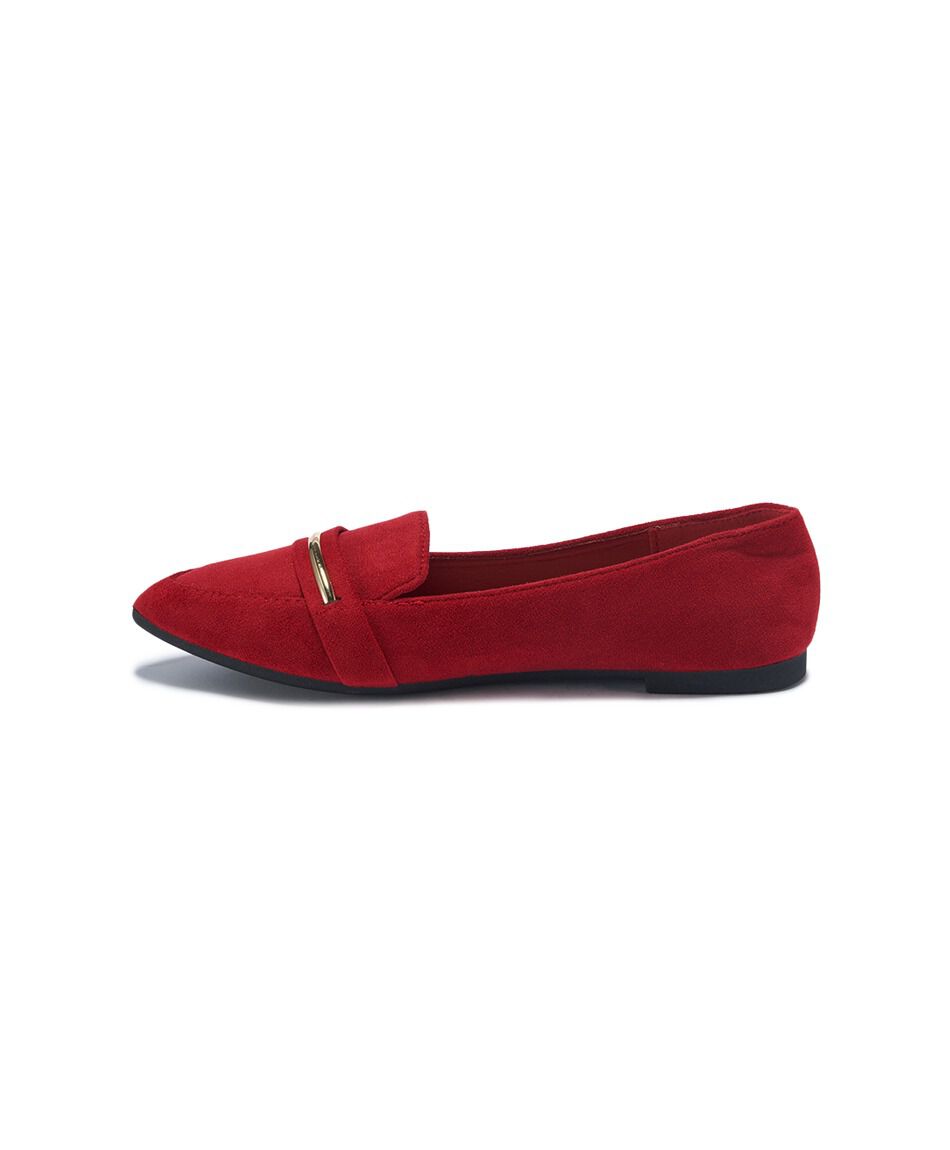 Ballerina mujer metal gol rojo
