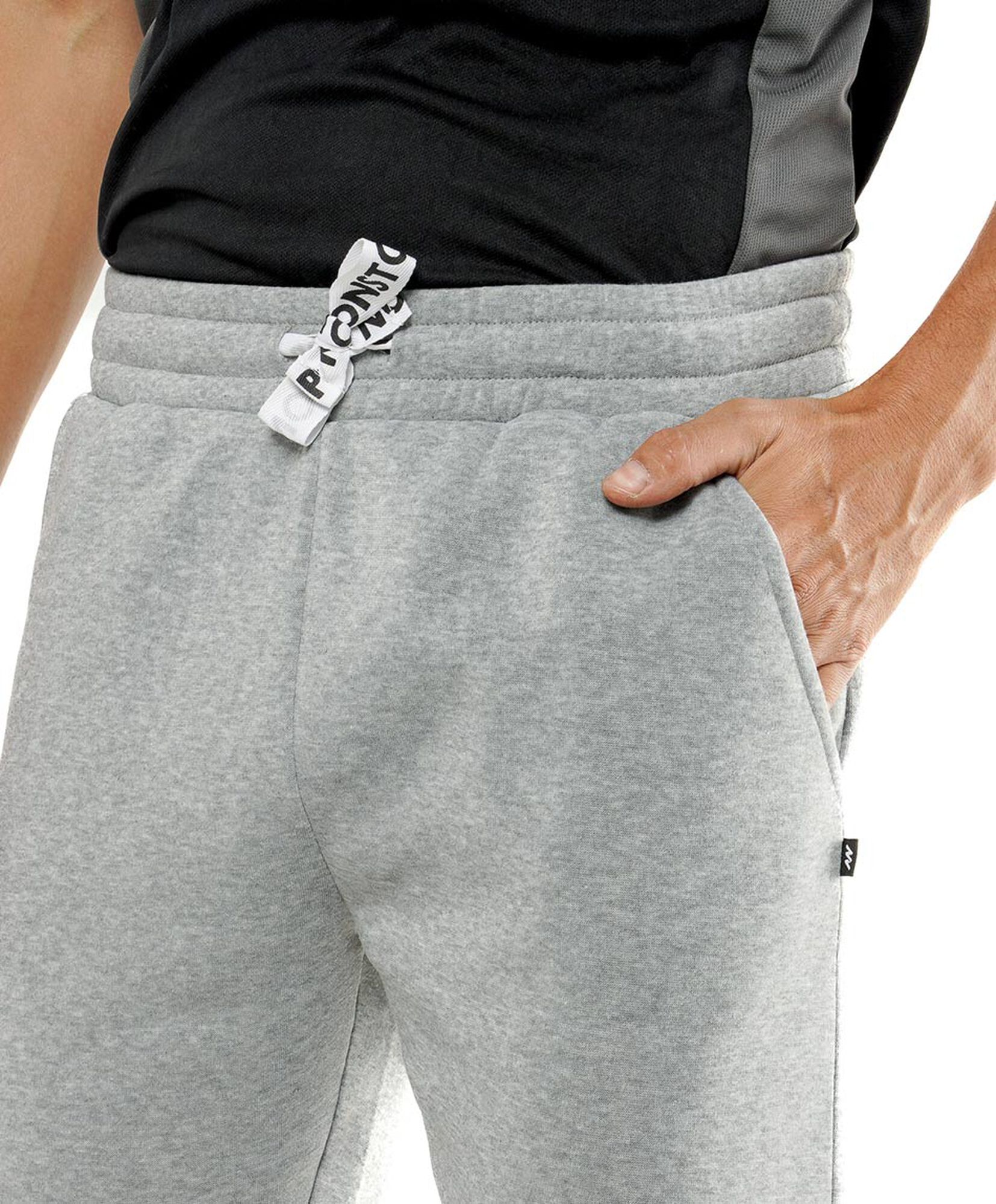 Pantalón deportivo hombre liso gris Pantalón deportivo hombre liso gris