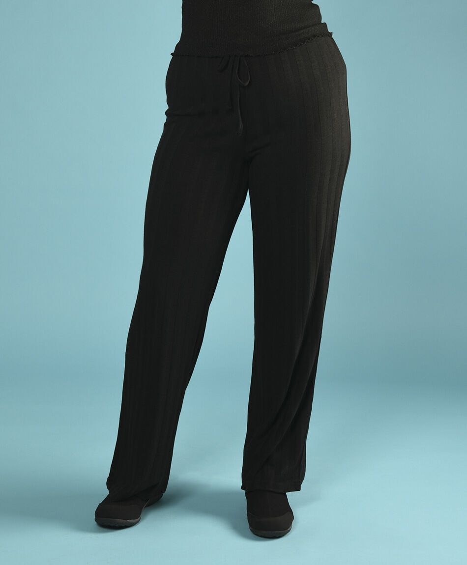 Pantalon canale lanoso