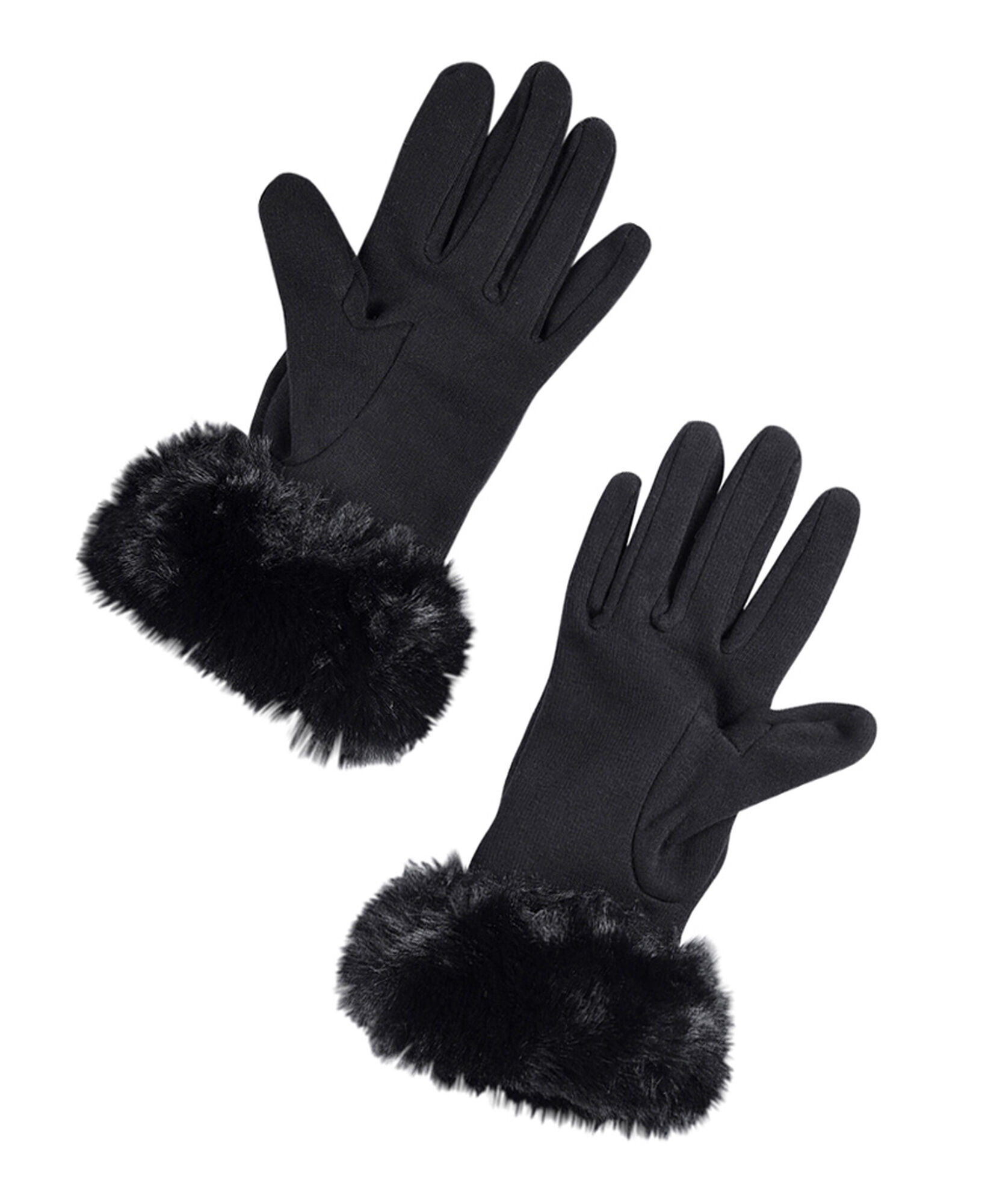 Guante lana coral y ribbon Guante lana coral y ribbon