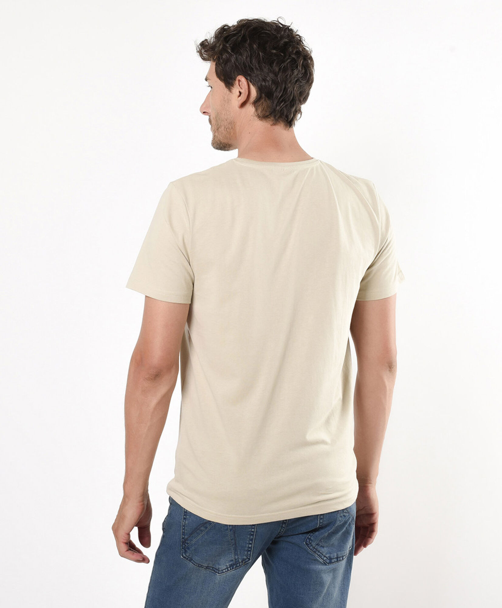 Polera hombre estampado frase Polera hombre estampado frase