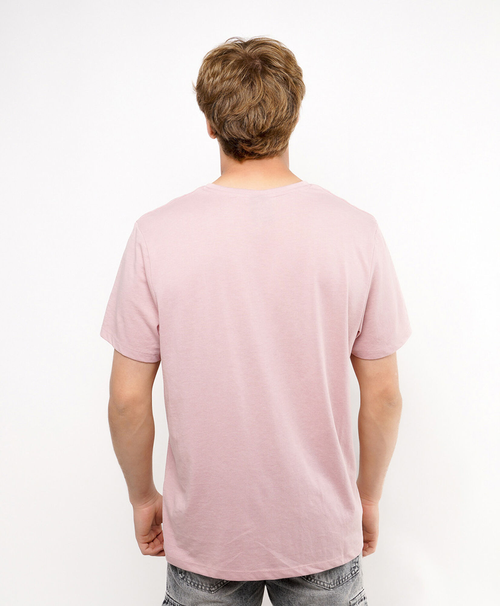 Polera hombre frase círculo Polera hombre frase círculo