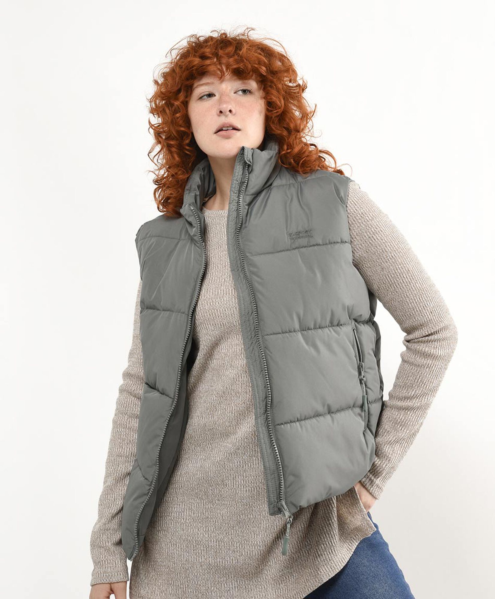 Parka deportiva mujer puffa sin mangas Parka deportiva mujer puffa sin mangas