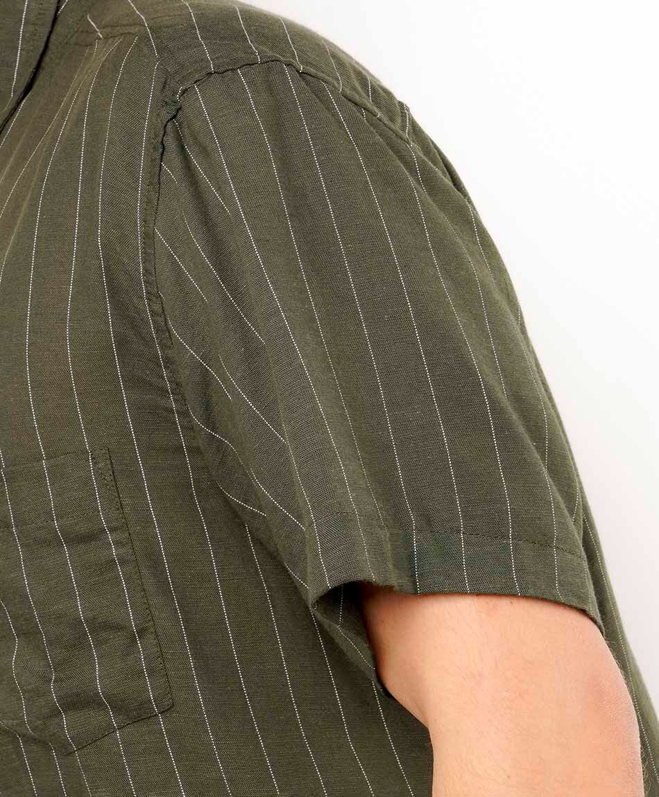 Camisa hombre manga corta dise&ntilde;o rayas