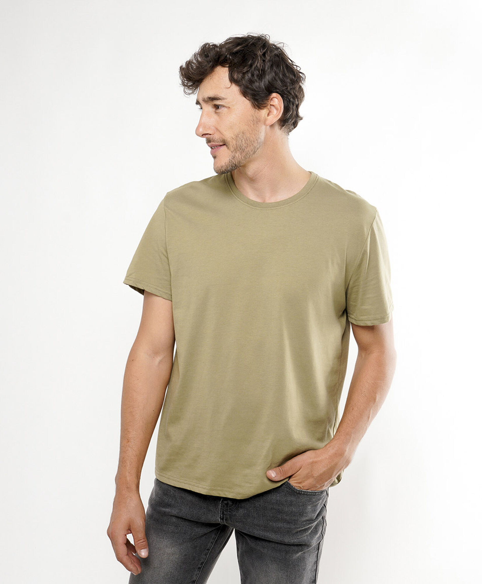 Polera hombre básica colores Polera hombre básica colores