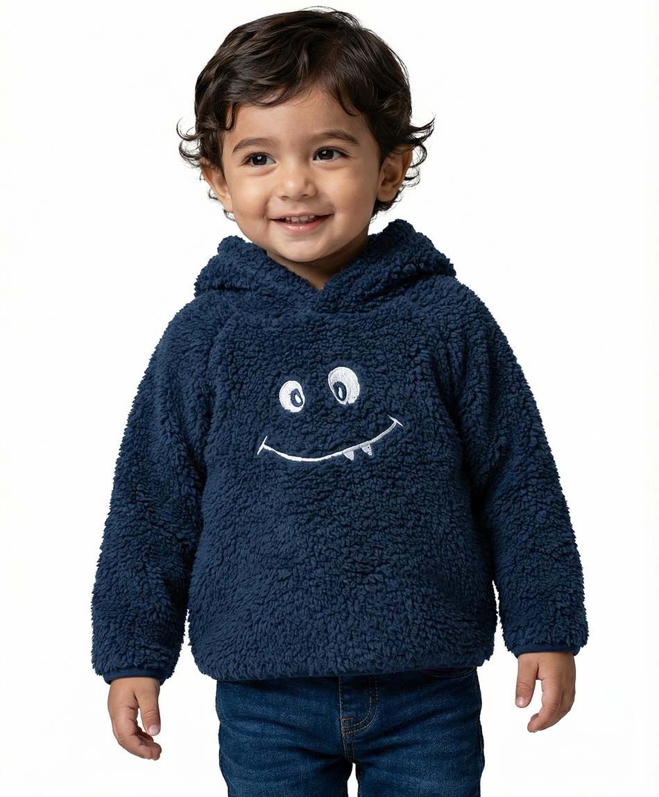 Poler&oacute;n beb&eacute; sherpas blue