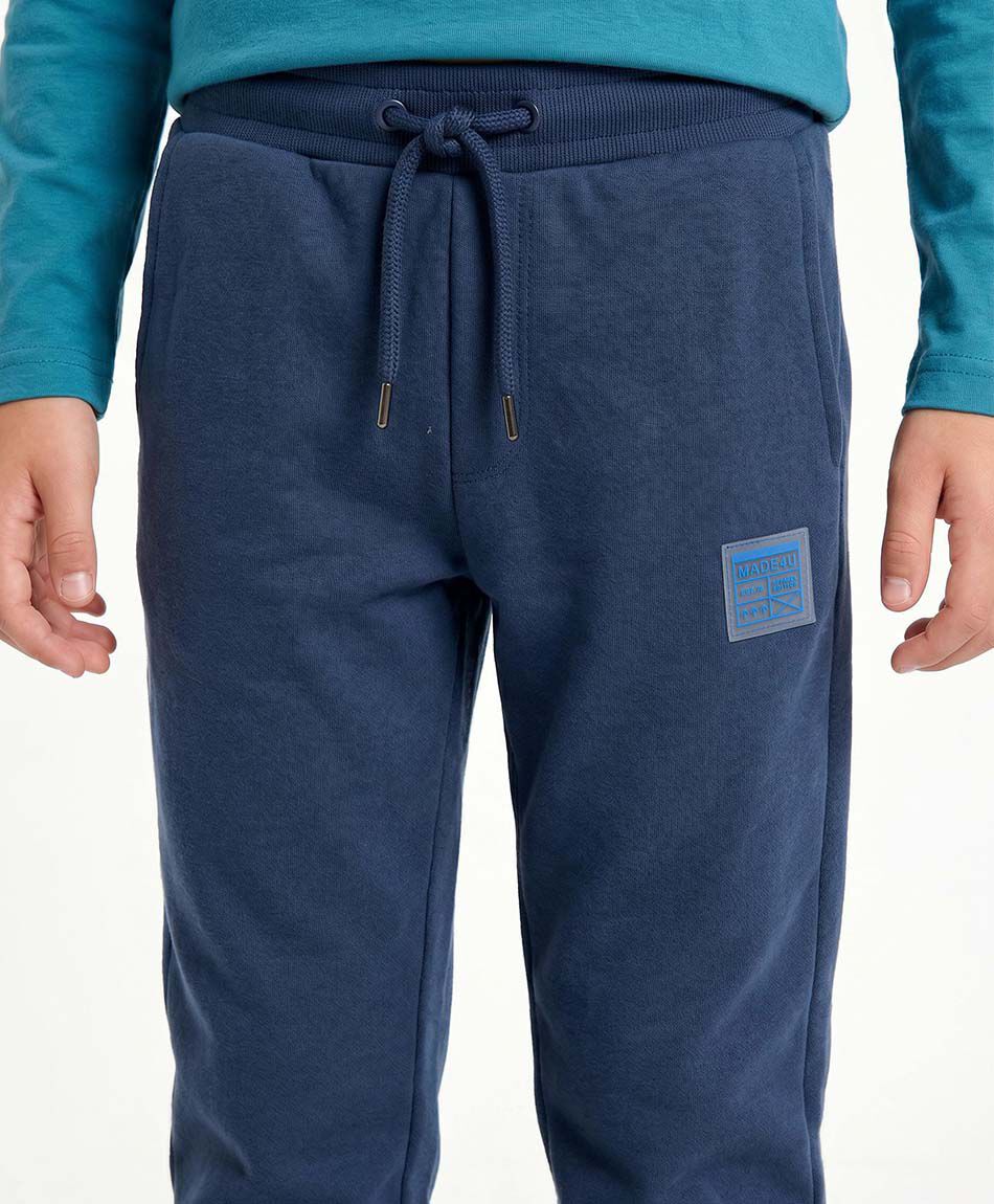 Pantal&oacute;n buzo ni&ntilde;o azul oscuro