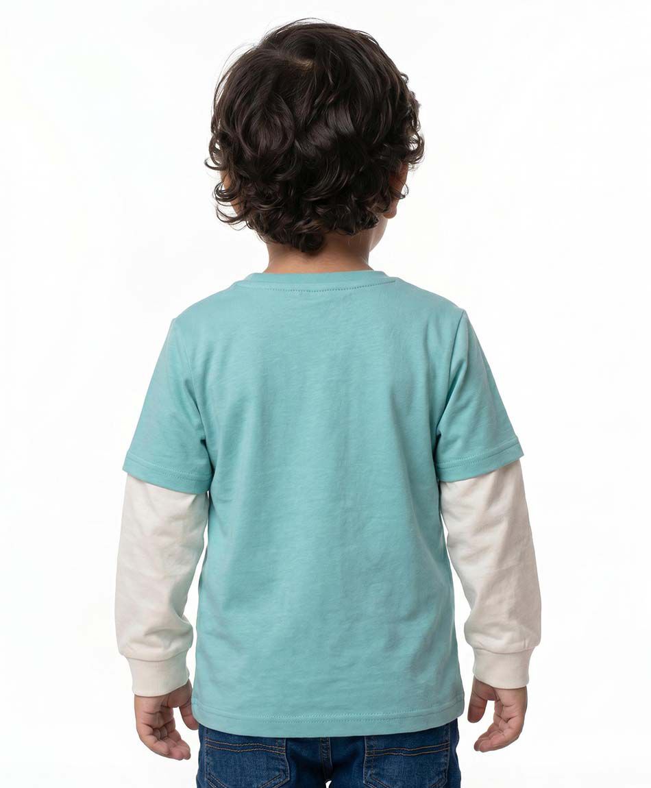Polera beb&eacute; manga larga construcci&oacute;n