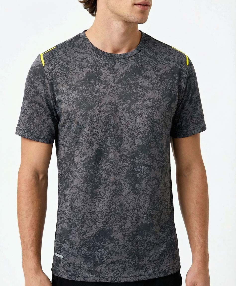 Polera deportiva hombre full print