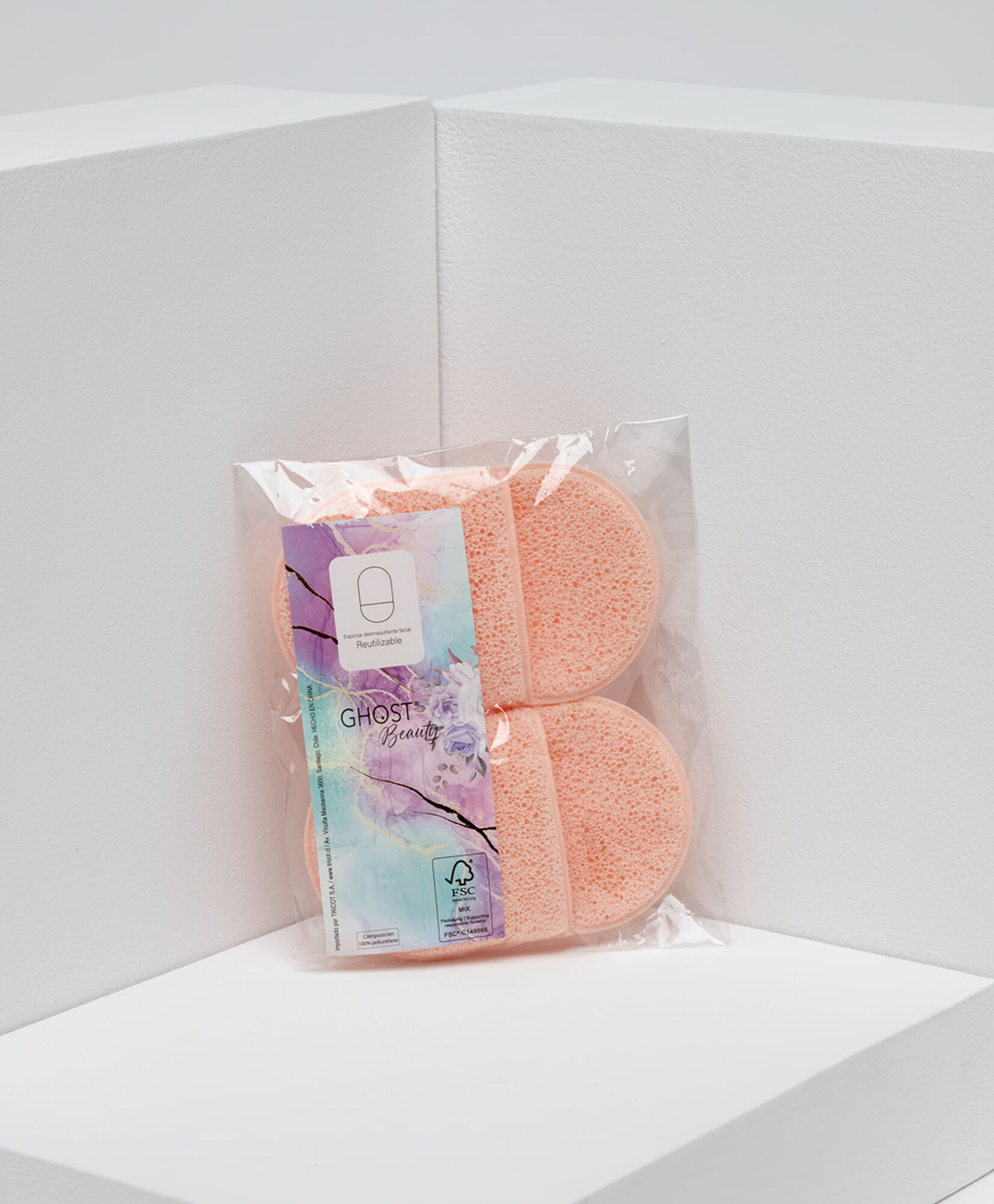 Set 2 esponjas removedoras de maquillaje Set 2 esponjas removedoras de maquillaje