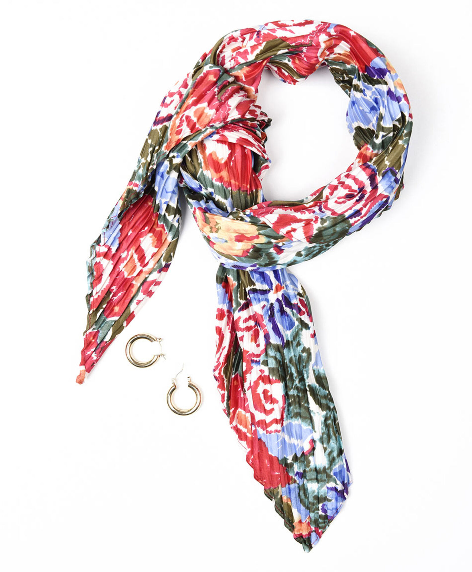 Set aros + pañuelo mujer floral Set aros + pañuelo mujer floral