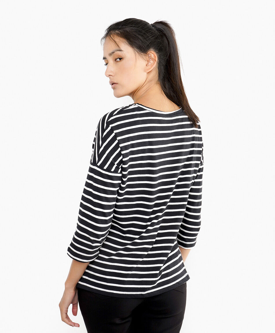 Polera mujer dise&ntilde;o rayas