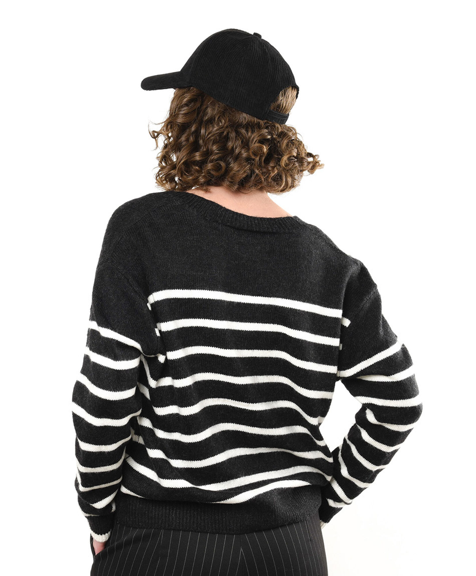 Cardigan mujer rayas bicolor Cardigan mujer rayas bicolor