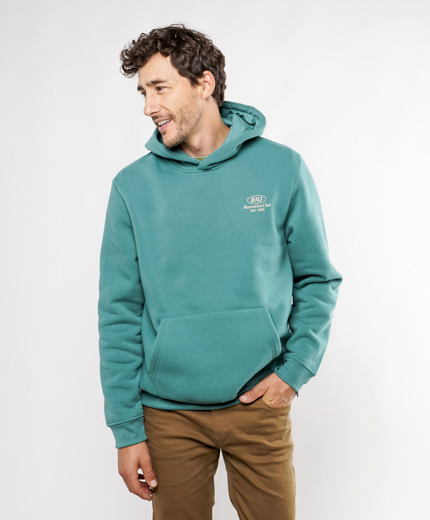 Polerón hombre doble estampado new york Polerón hombre doble estampado new york