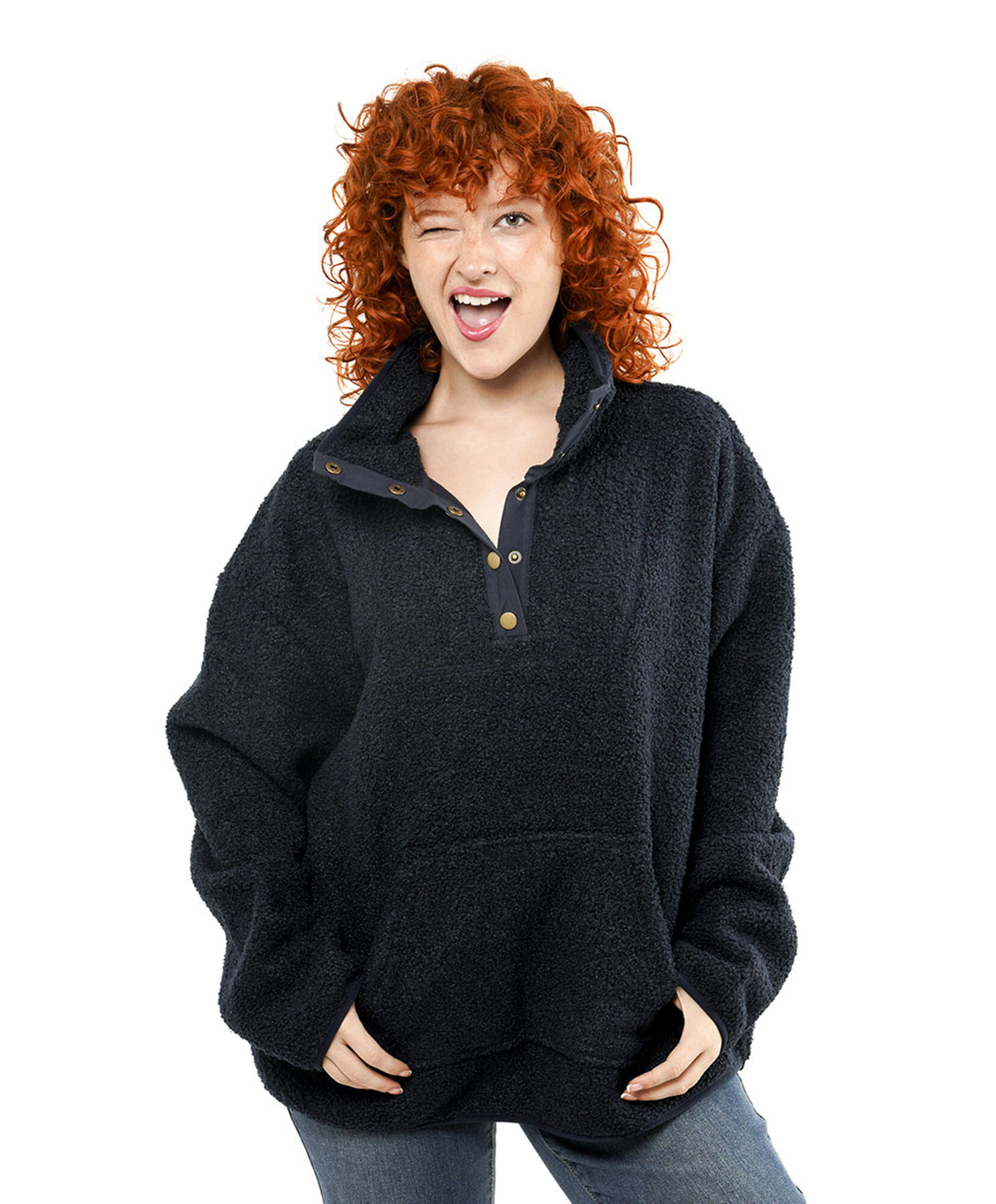 Polar mujer botones oversize Polar mujer botones oversize