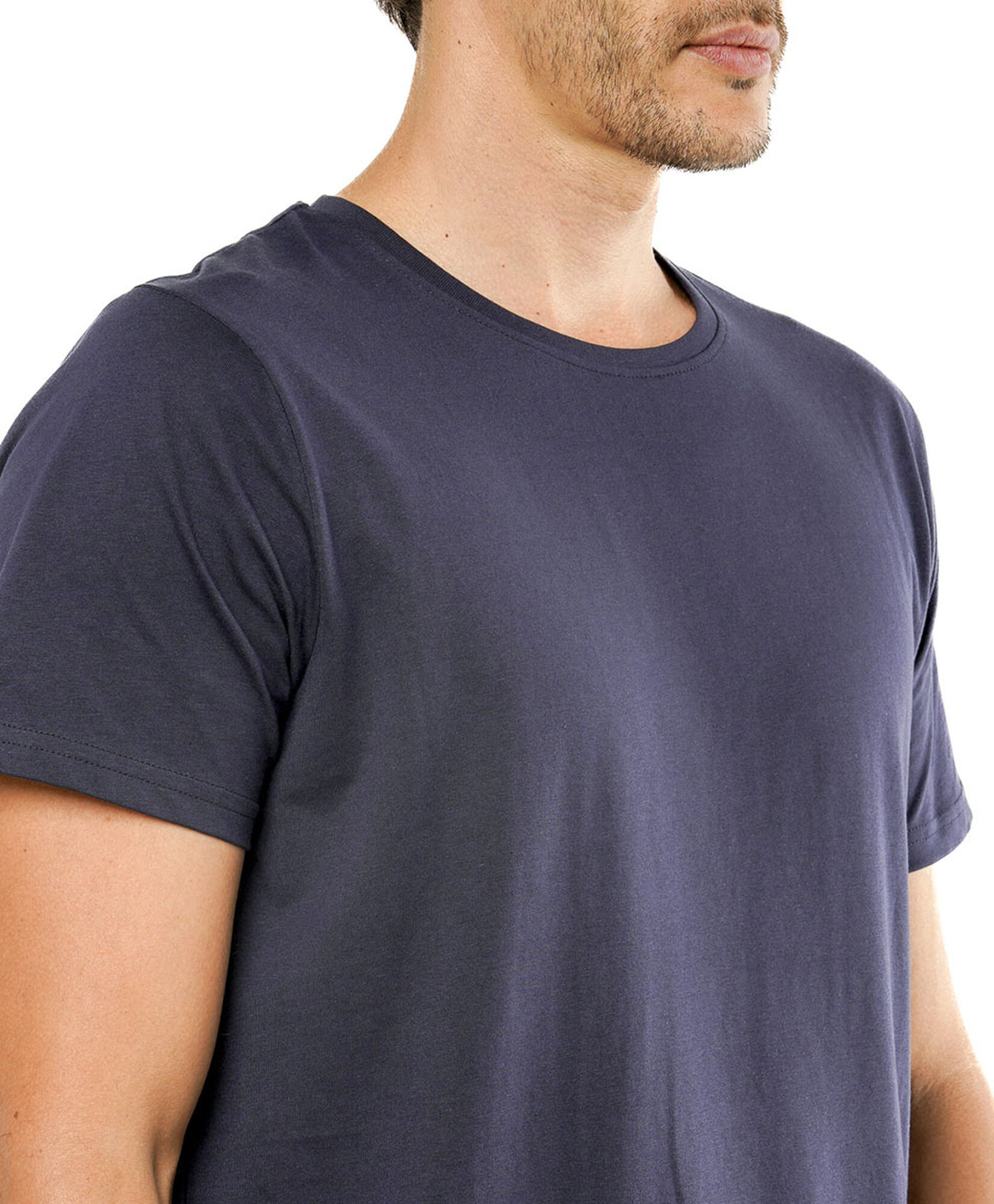 Polera hombre lisa básica colores Polera hombre lisa básica colores