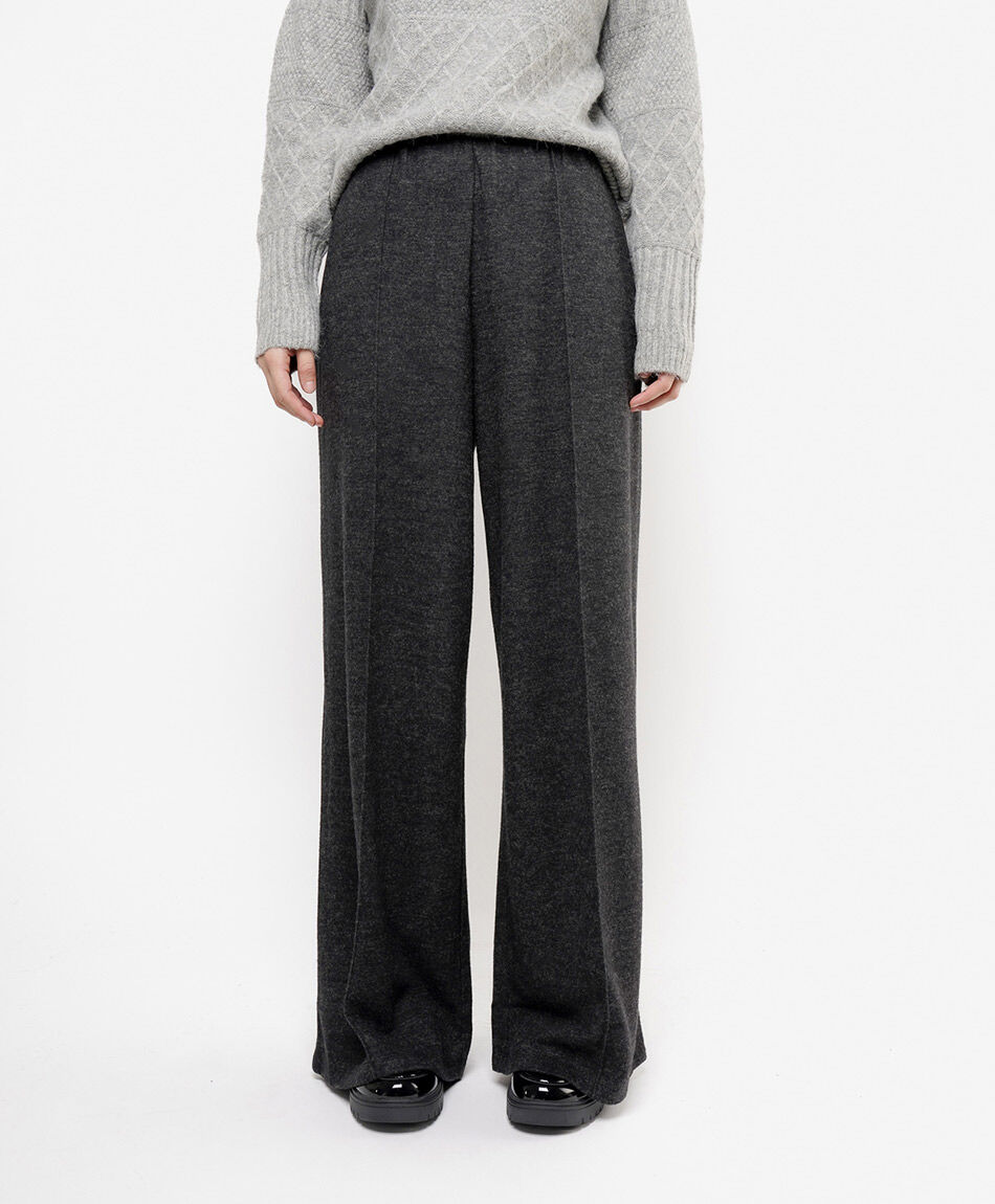 Pantal&oacute;n mujer palazzo costuras frontales