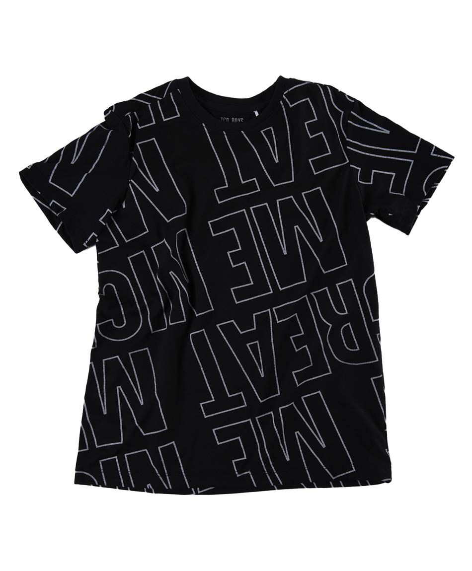 Polera manga corta cuello redondo