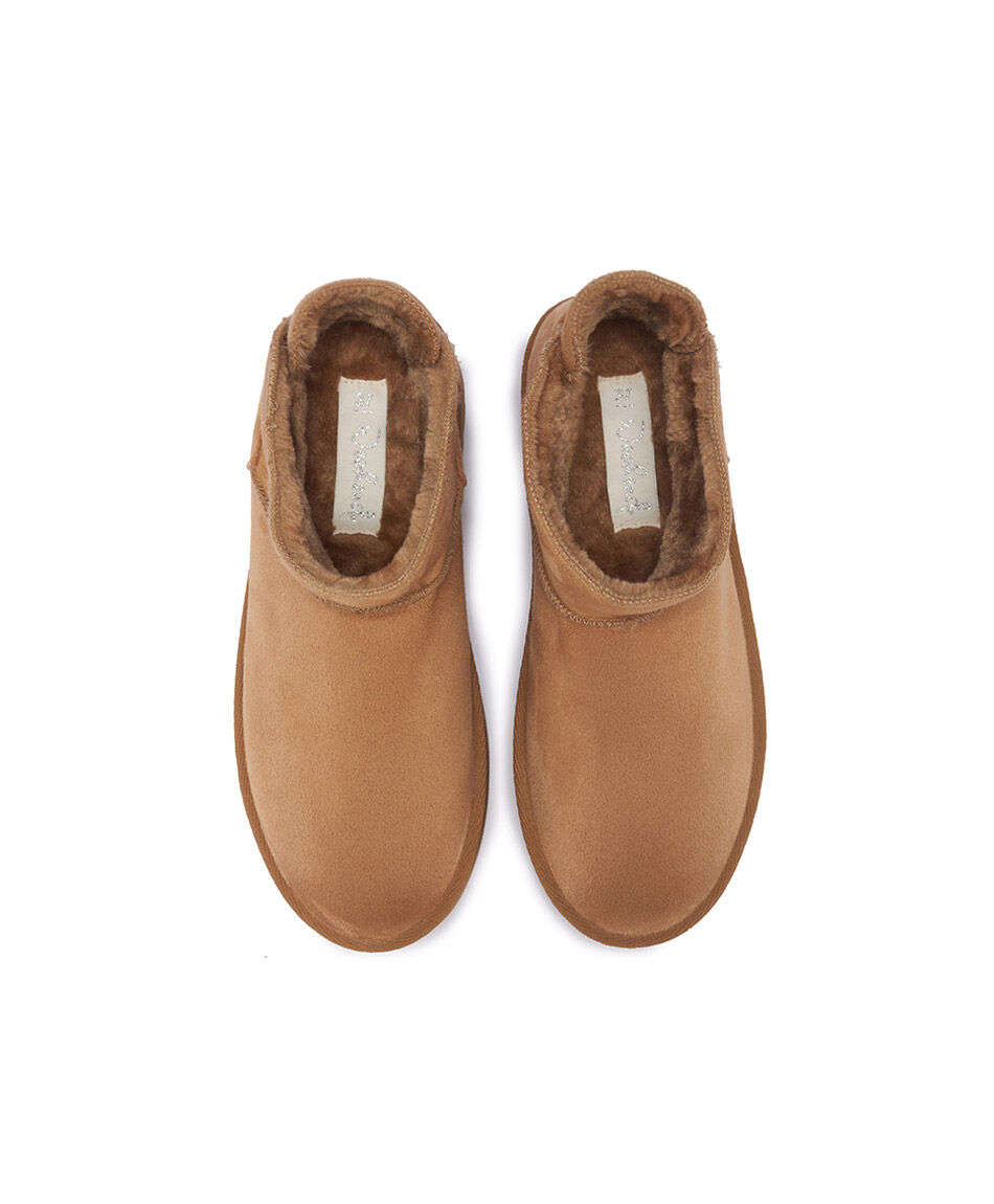 Bota mujer comfy corta plataforma pantubota
