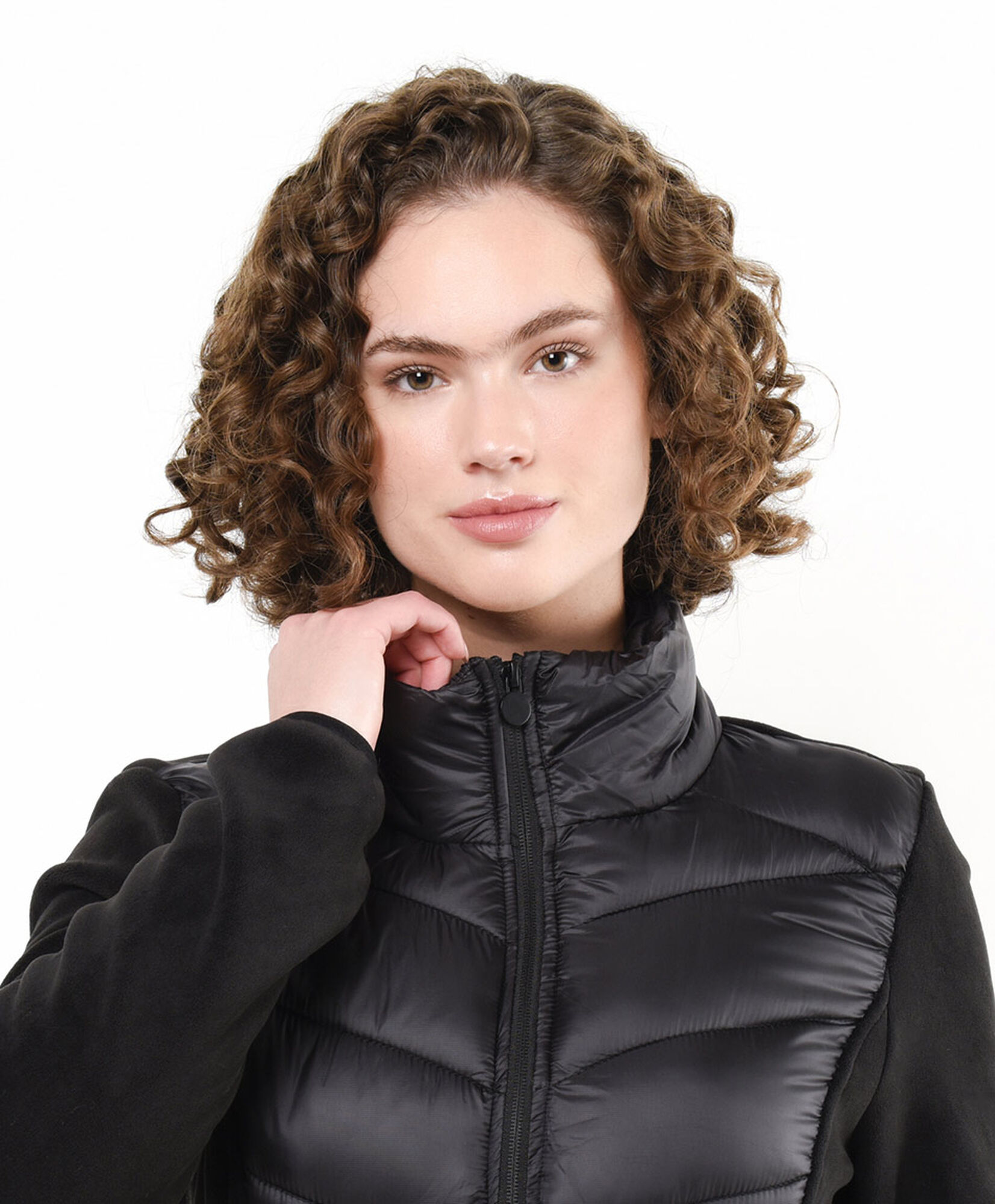 Parka mujer mix telas Parka mujer mix telas