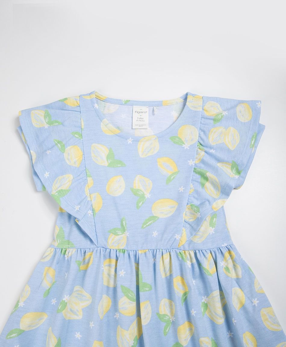 Vestido beb&eacute; limones