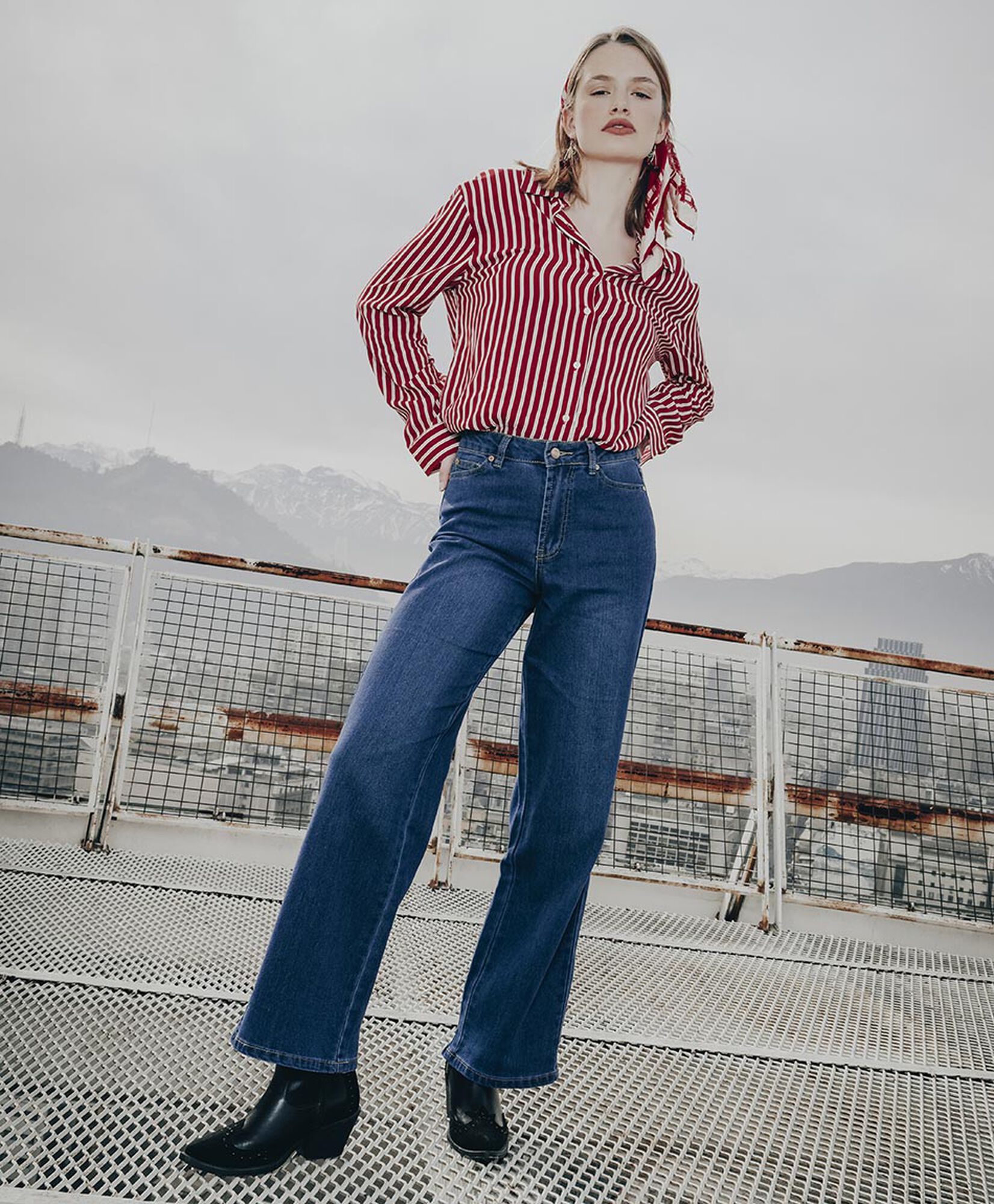 Jeans mujer liso wide Jeans mujer liso wide