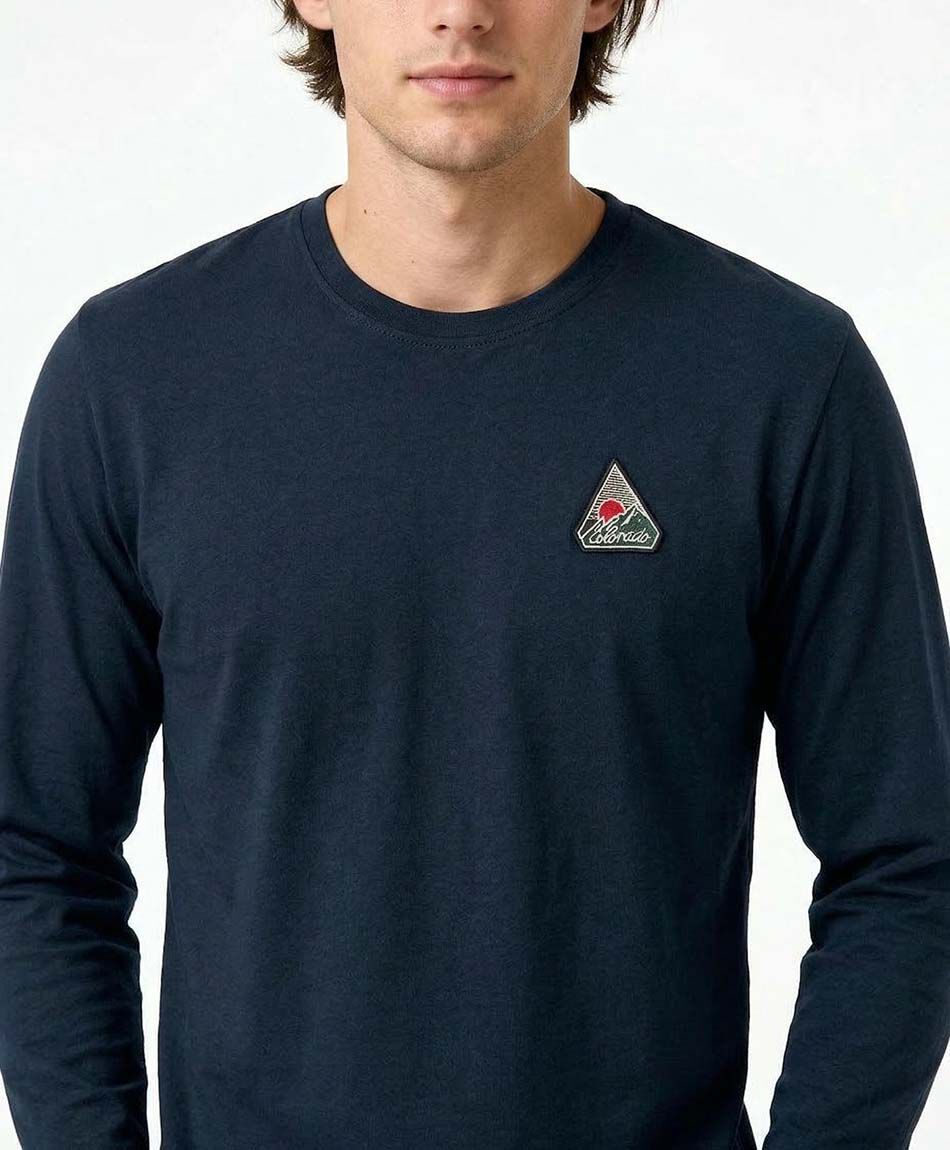 Polera hombre mini parche