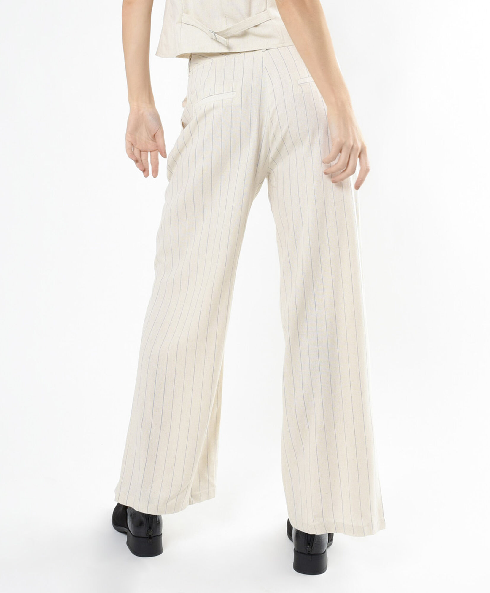 Pantalón mujer líneas wide Pantalón mujer líneas wide