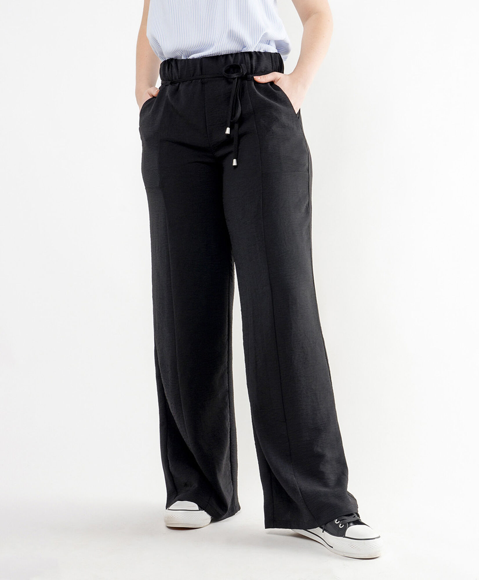 Pantalón mujer cordón wide Pantalón mujer cordón wide