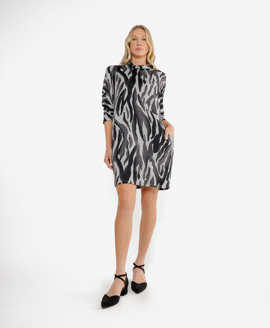Vestido mujer comfy animal print