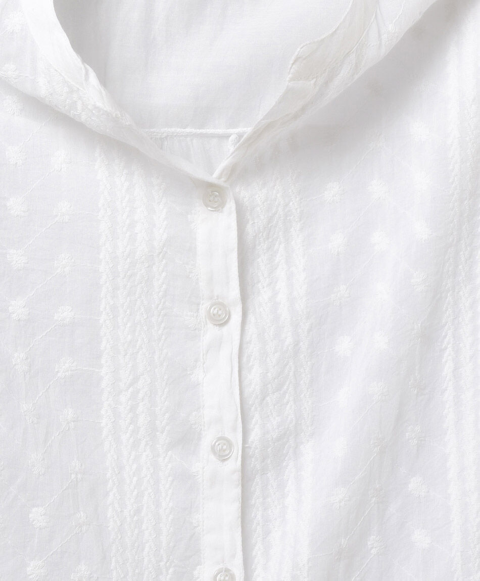 Blusa mujer bordado frontal