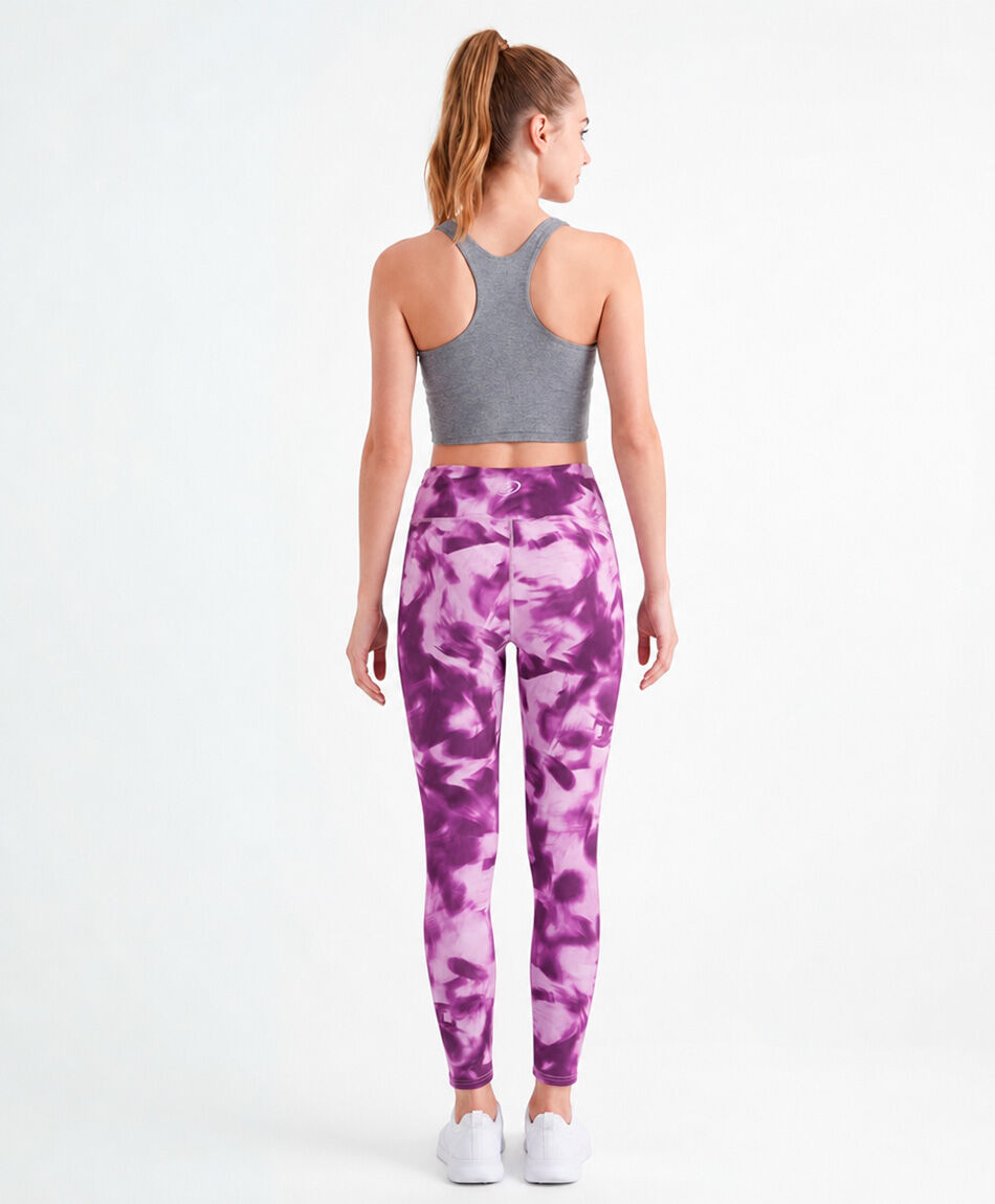 Calza deportiva mujer print lila