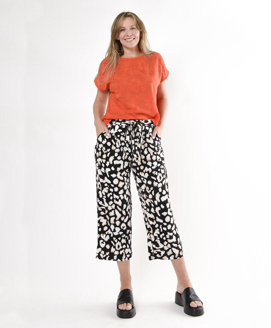 Pantal&oacute;n mujer animal print