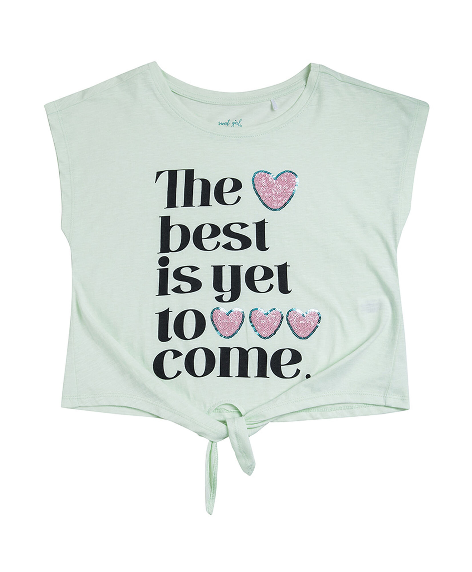 Polera niña frase nudo Polera niña frase nudo