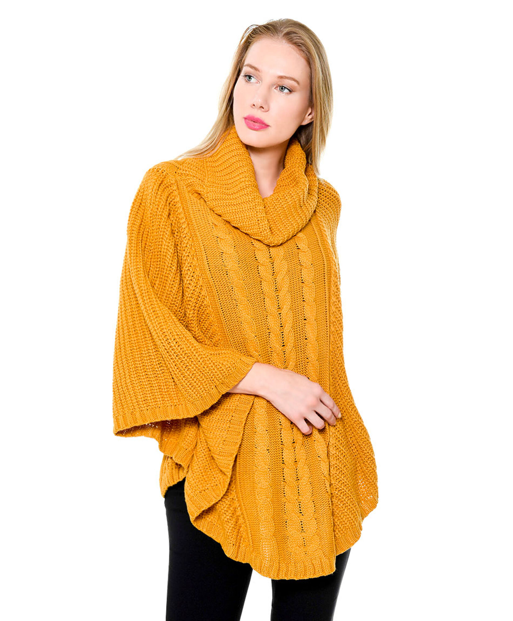 Poncho trenza frontal Poncho trenza frontal