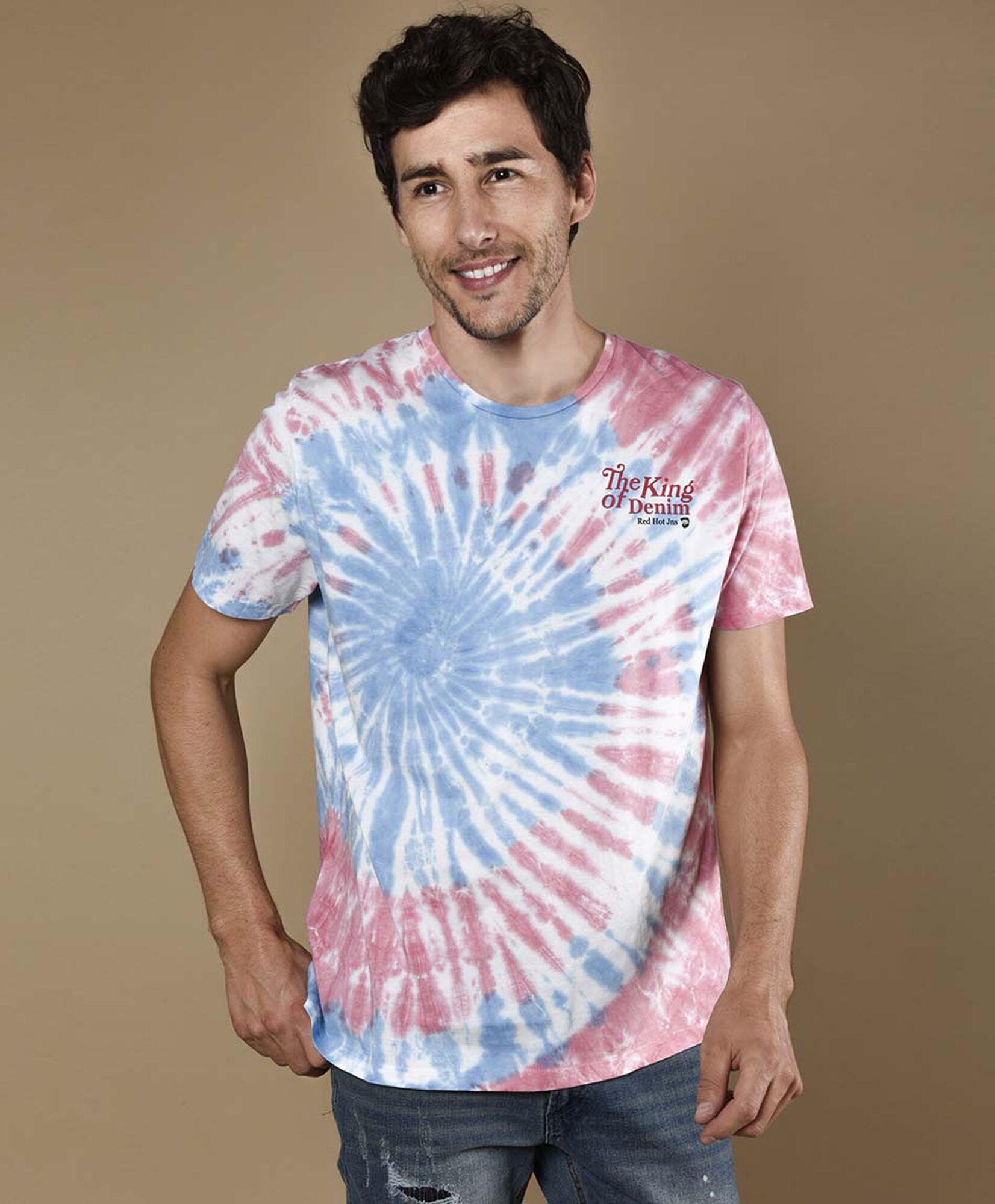 Polera hombre tie dye Polera hombre tie dye